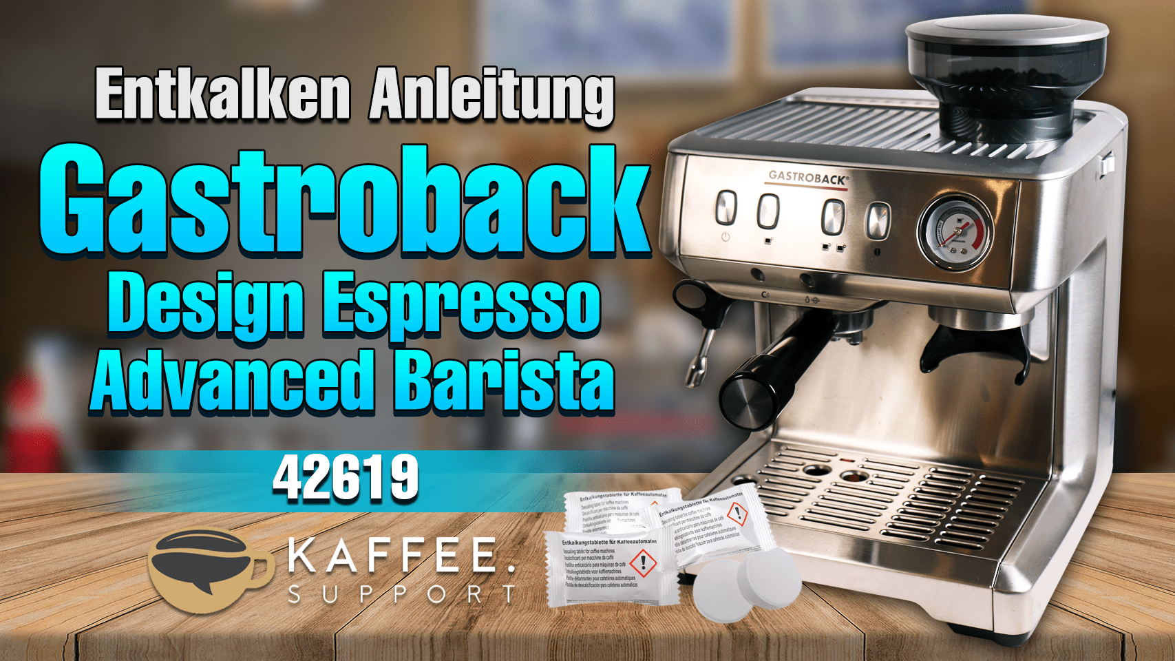 Gastroback 42619 Design Espresso Advanced Barista – Entkalken Anleitung
